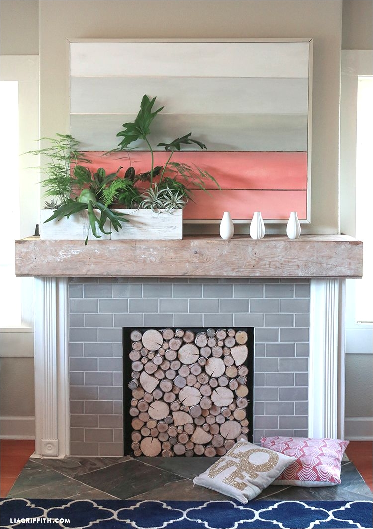 Fireplace Insulation Cover Diy Birch Wood Fireplace Cover Pinterest Fireplace Cover Wood