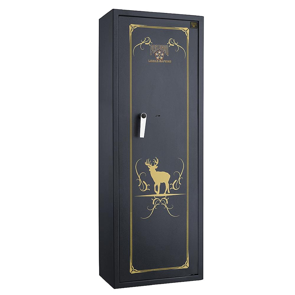 paragon 8 rifle safe 5 4 cf cabinet gun 18 gauge steel lock firearms safe