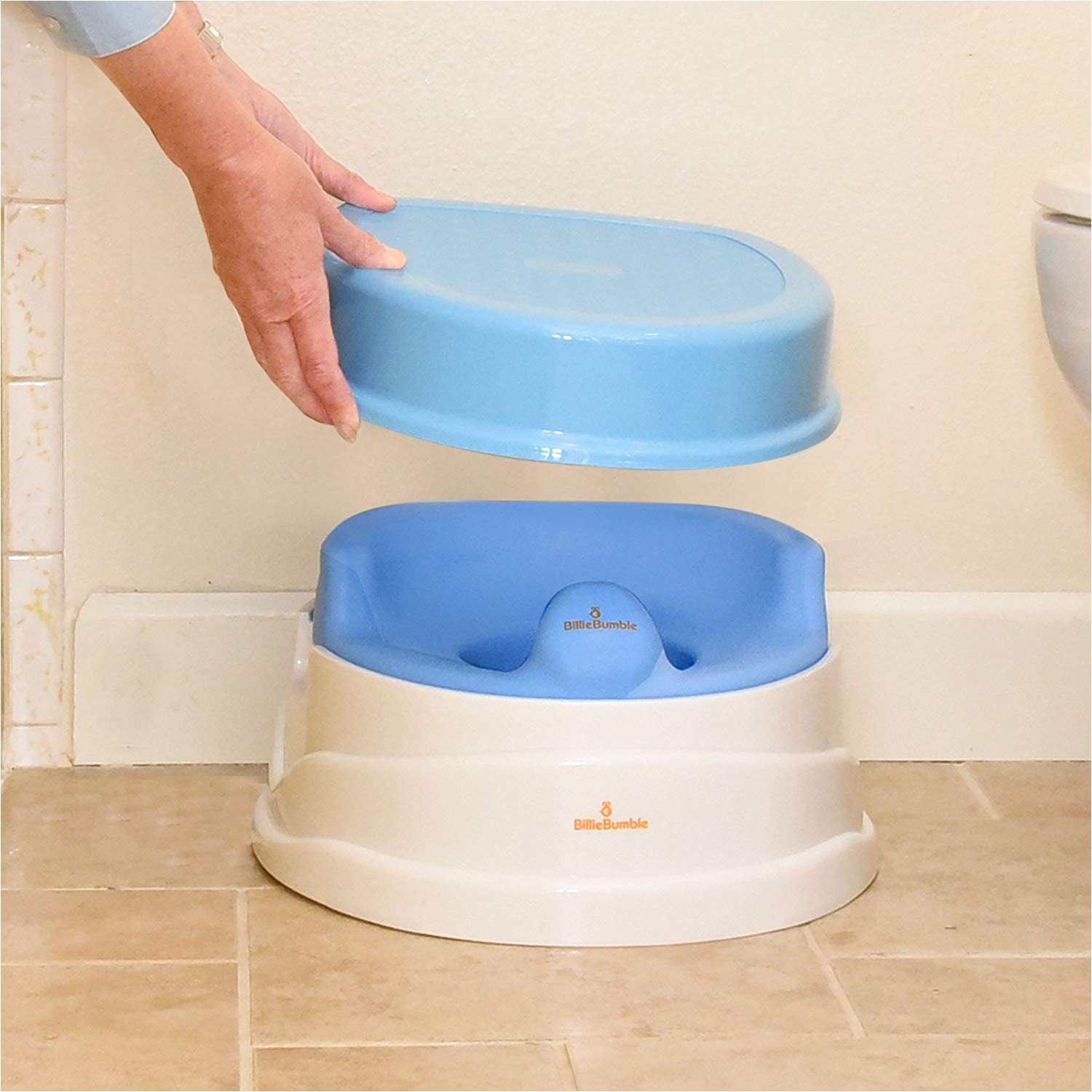 amazon com premium floor potty chair for more confident babies or toddlers training seat for boys girls with splash guard comfy non slip easy to