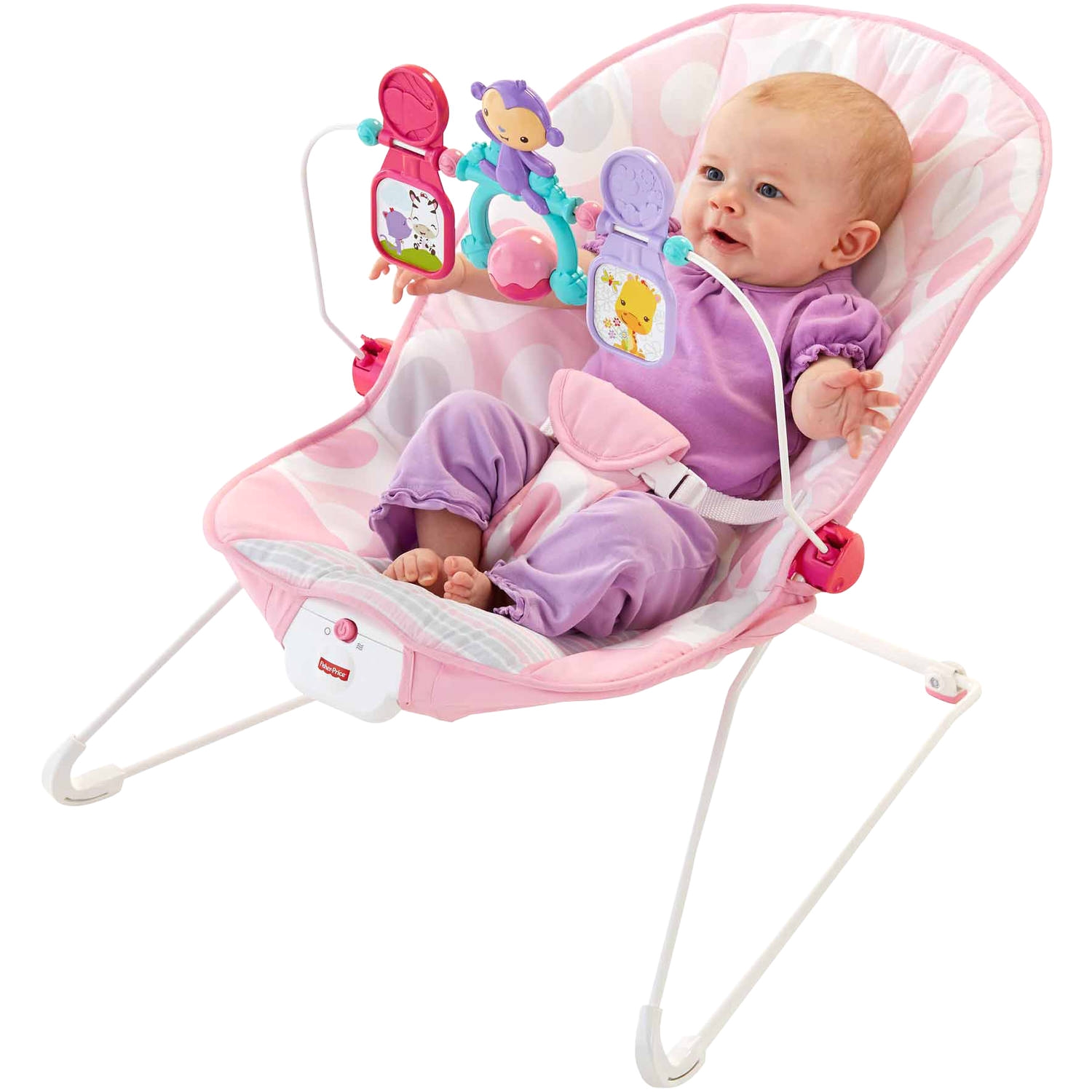 Fisher Price Potty Chair Walmart Fisher Price Baby S Bouncer Pink Ellipse Walmart Com