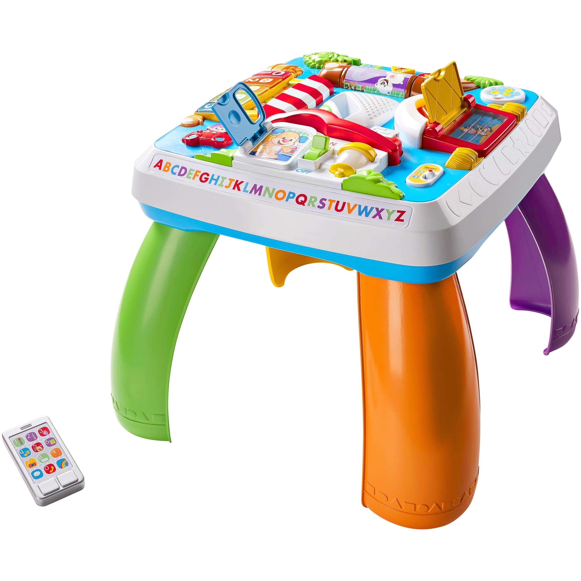 Fisher Price Table and Chairs Walmart Fisher Price Laugh Learn Around the town Learning Table Walmart Com