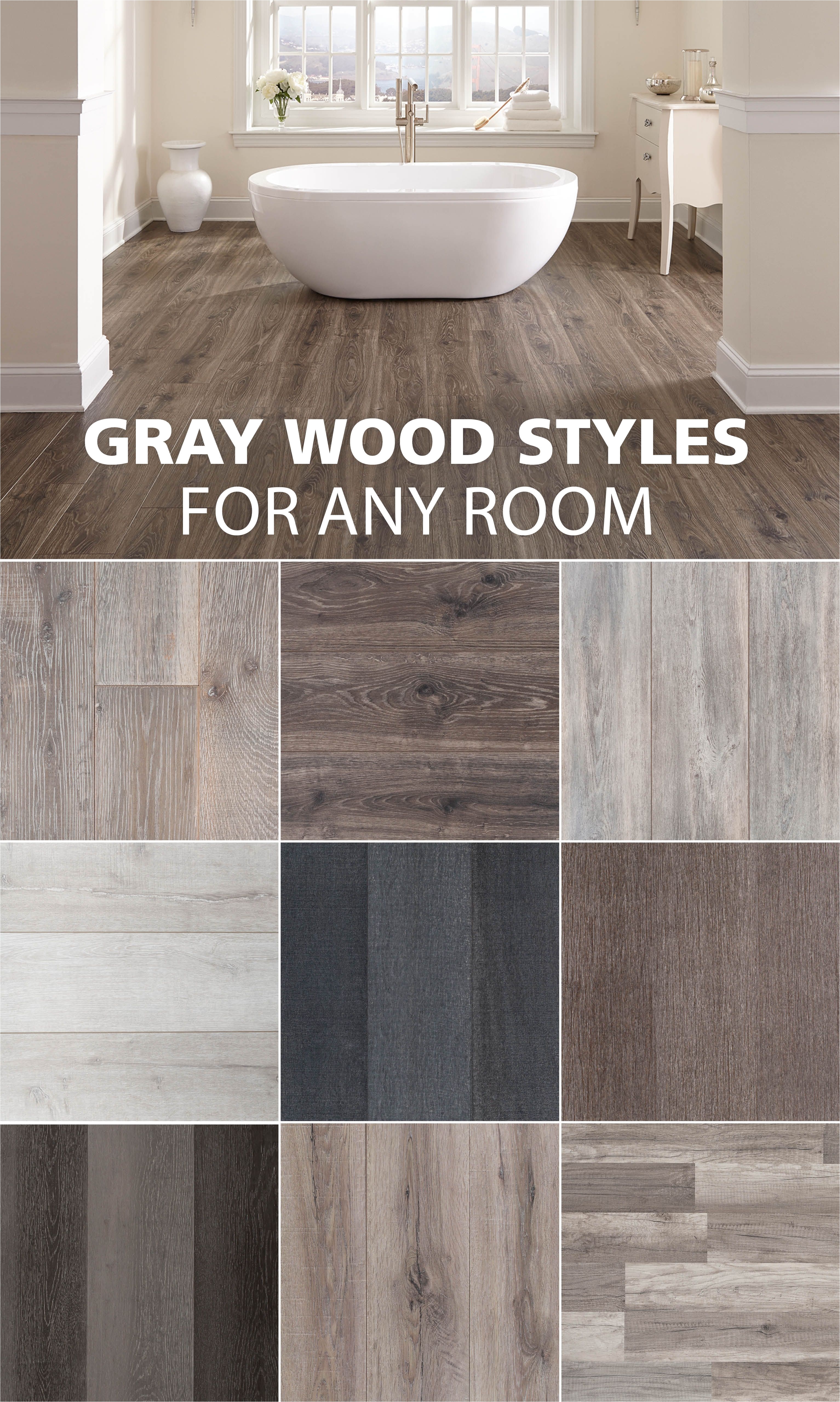 here are some of our favorite gray wood look styles