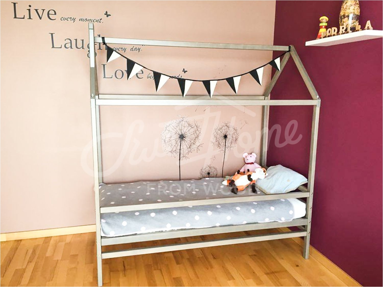 girls room wood bed bed house house bed children bed toddler