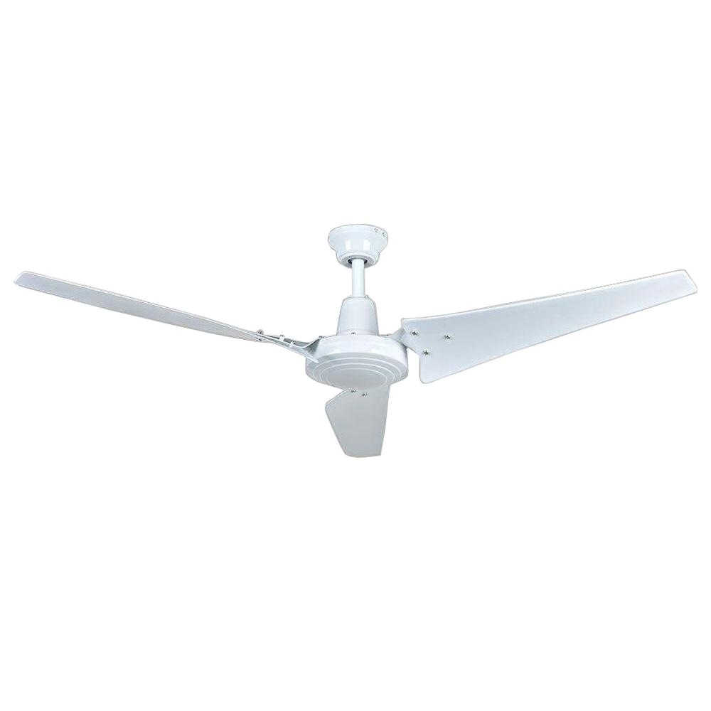 Floor Drying Fans Home Depot Hampton Bay Industrial 60 In Indoor White Ceiling Fan with Wall