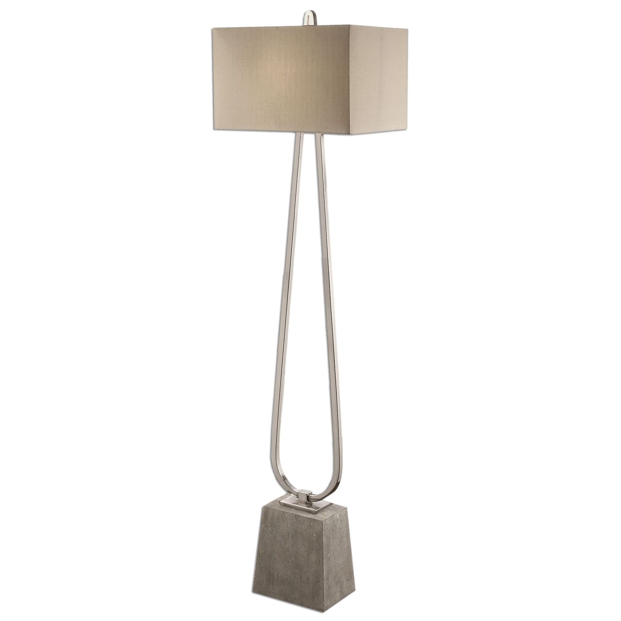 Floor Lamps at Menards Uttermost Carugo Polished Nickel Floor Lamp Products Pinterest