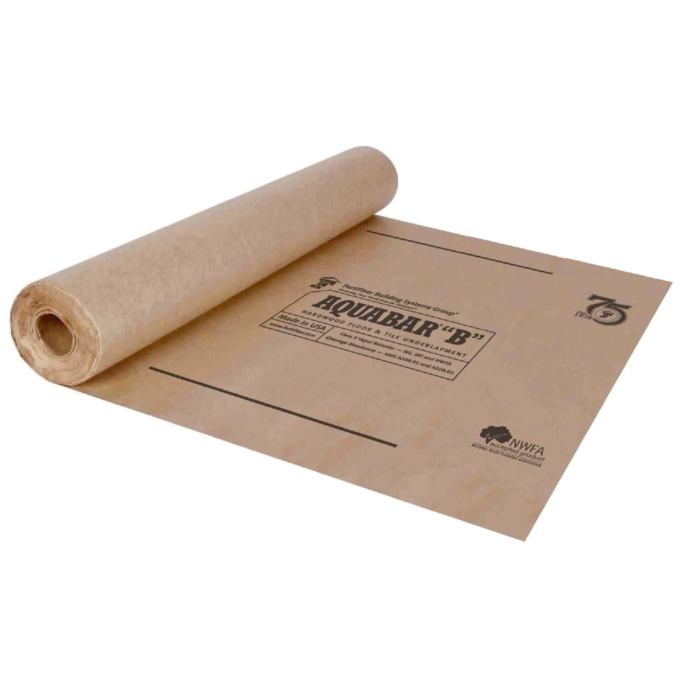 Floor Muffler Underlayment Lowes fortifiber 500 Sq Ft Aquabar B Tile Underlayment Roll 70 195