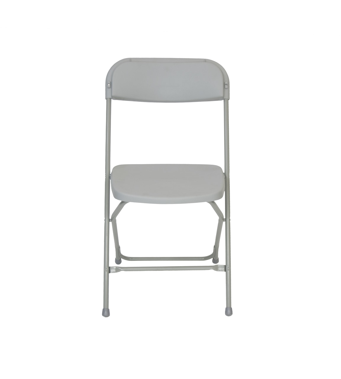 gray plastic folding chair premium rental style