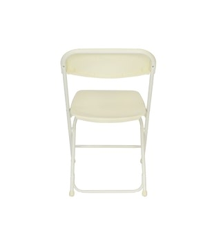 ivory plastic folding chair premium rental style