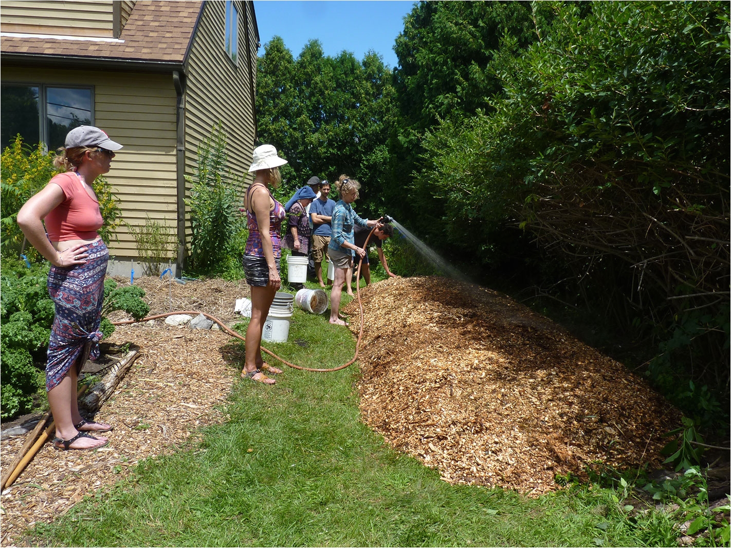 completed sheet mulch