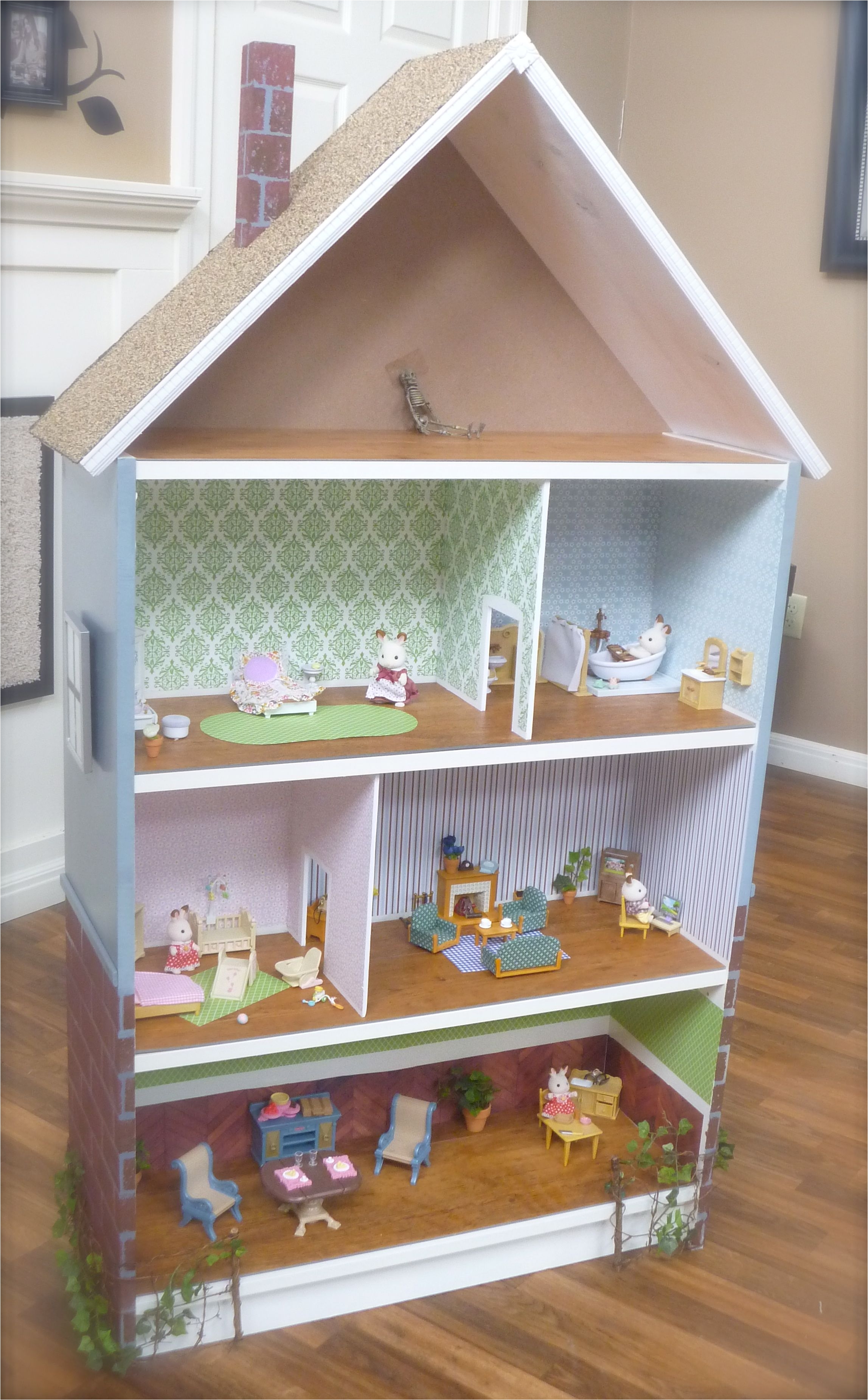 Free Plans for Building A Barbie Doll House American Girl Dollhouse Plans Dolls House Furniture Ikea Brick House