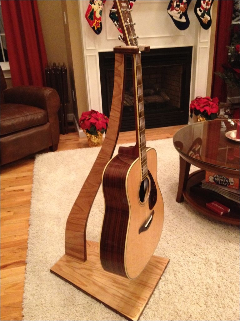 free plans for wooden guitar stand