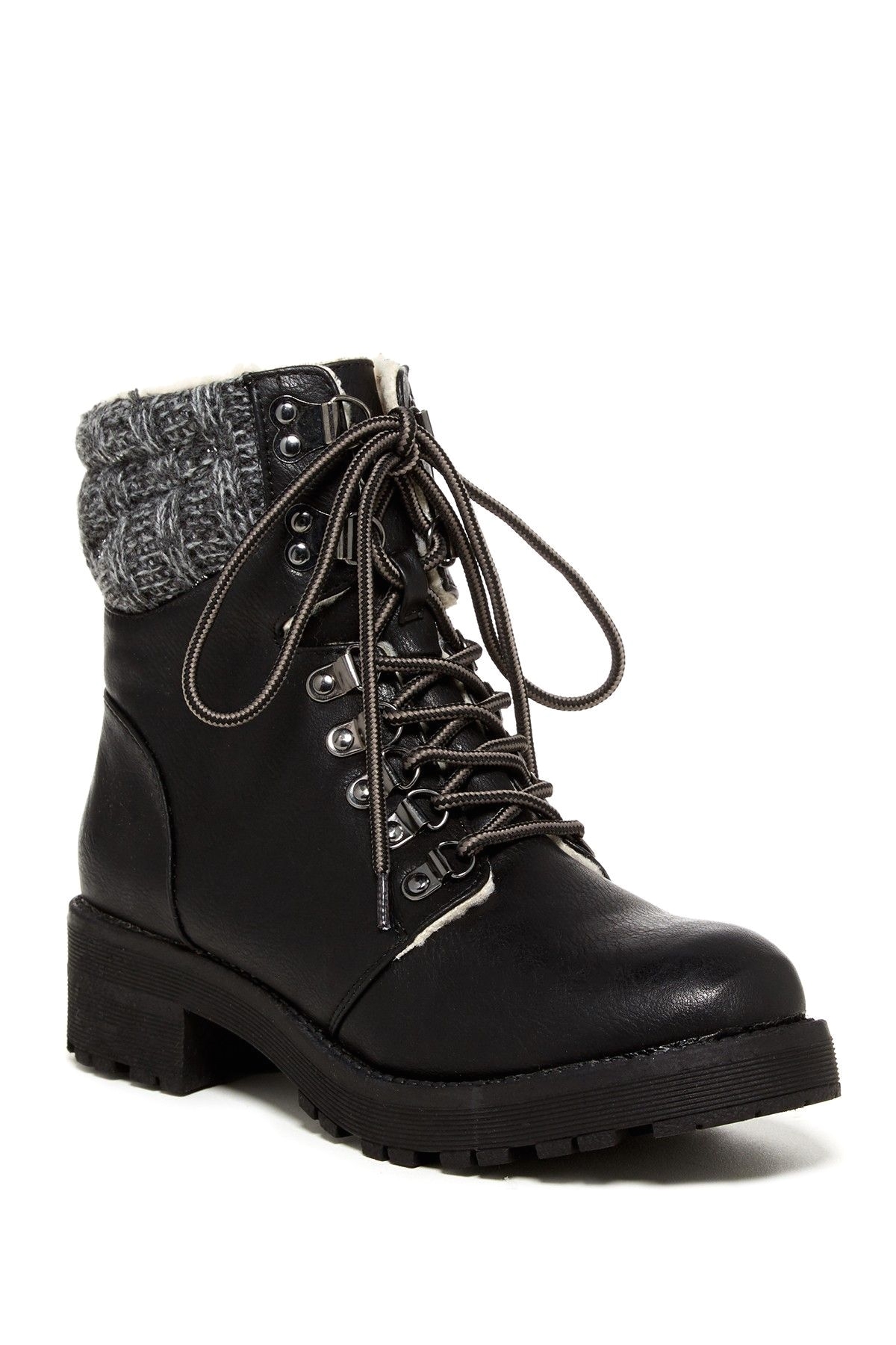 mia maylynn faux shearling lined hiking boot at nordstrom rack free shipping on orders