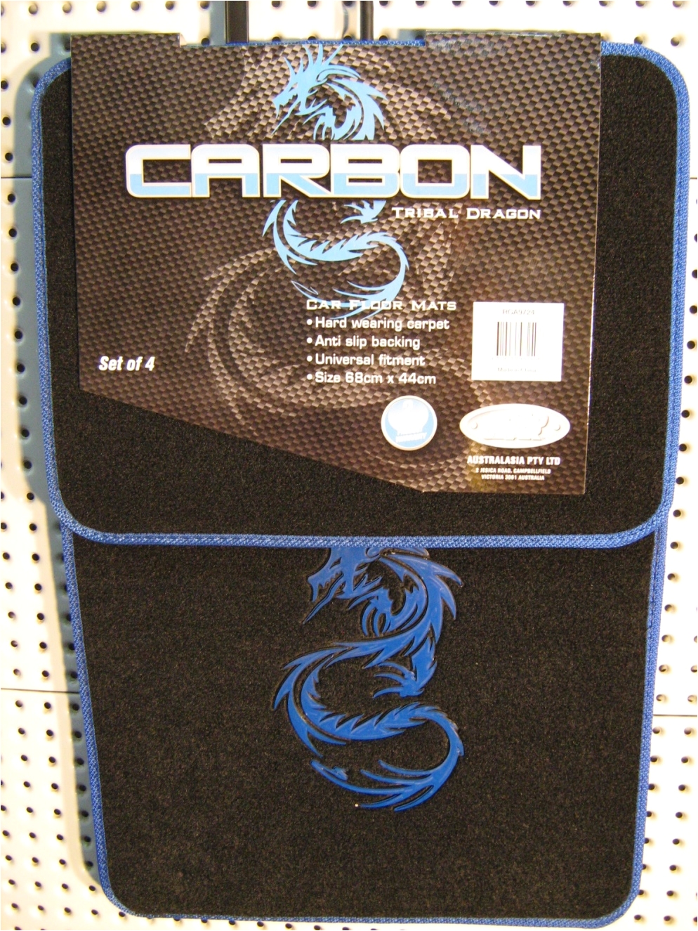 carbon dragon car floor mats tribal blue set hardware mat st weather rubber for suv universal automatstore walmart weatherproof automotive cute cars