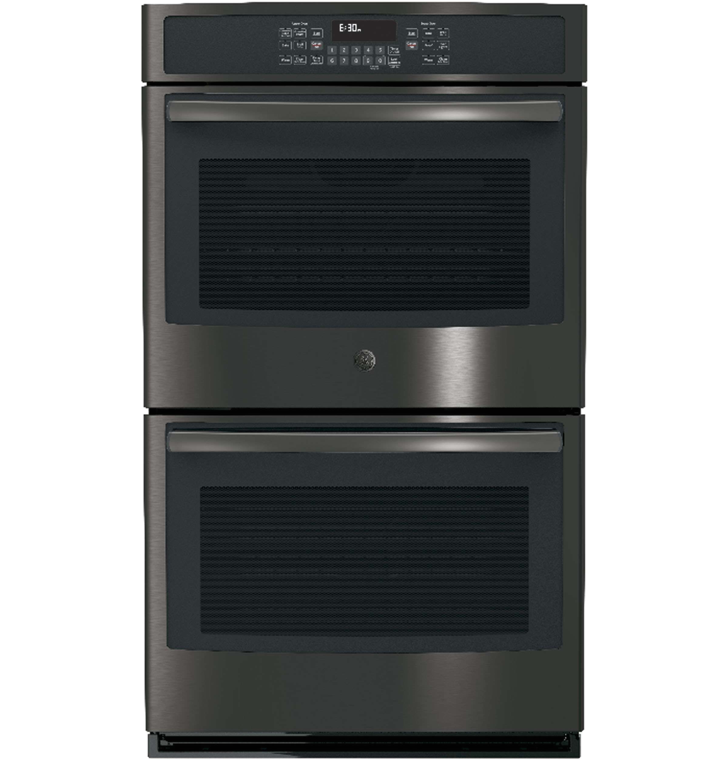 ge jt5500blts 30 black stainless steel electric double wall oven convection goedekers com