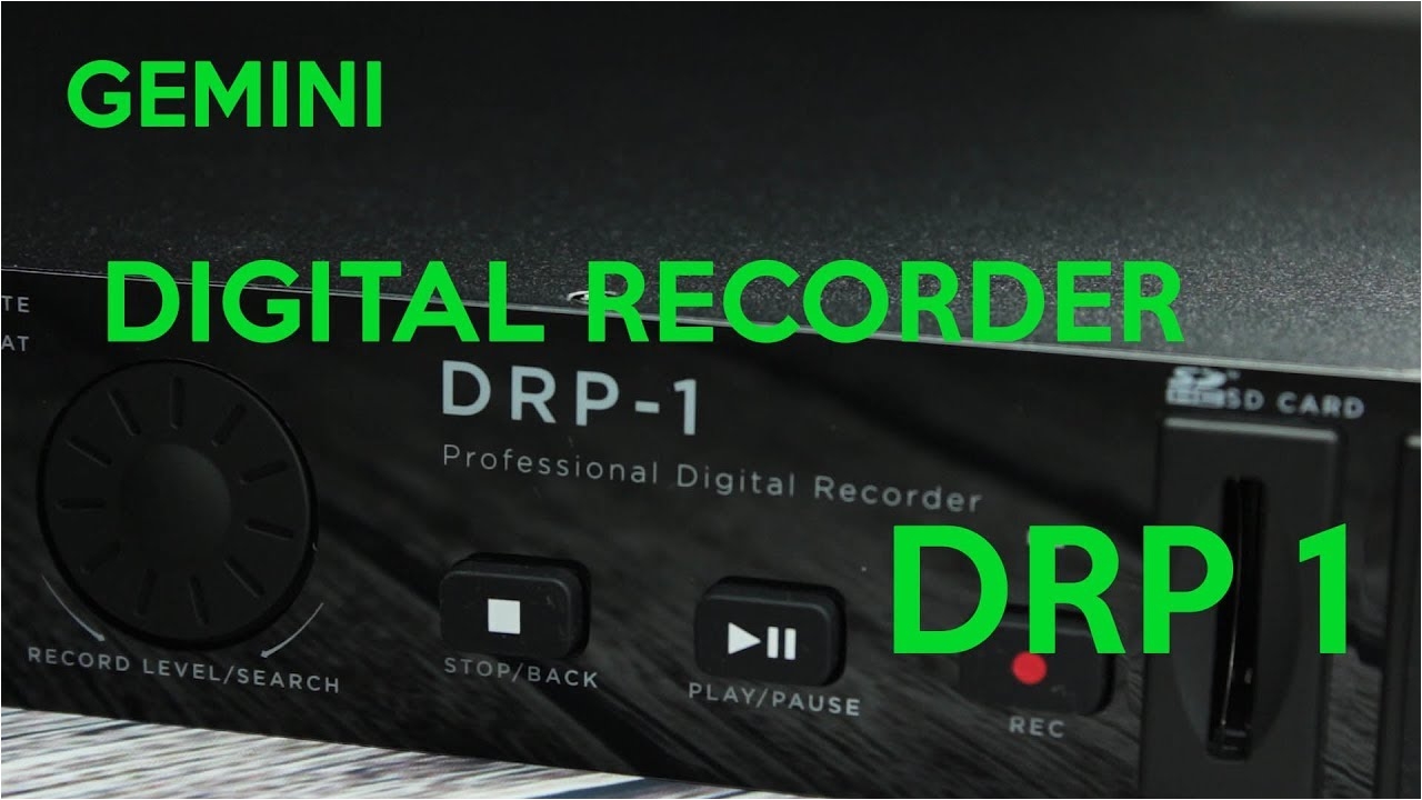 drp 1 digital recorder from gemini