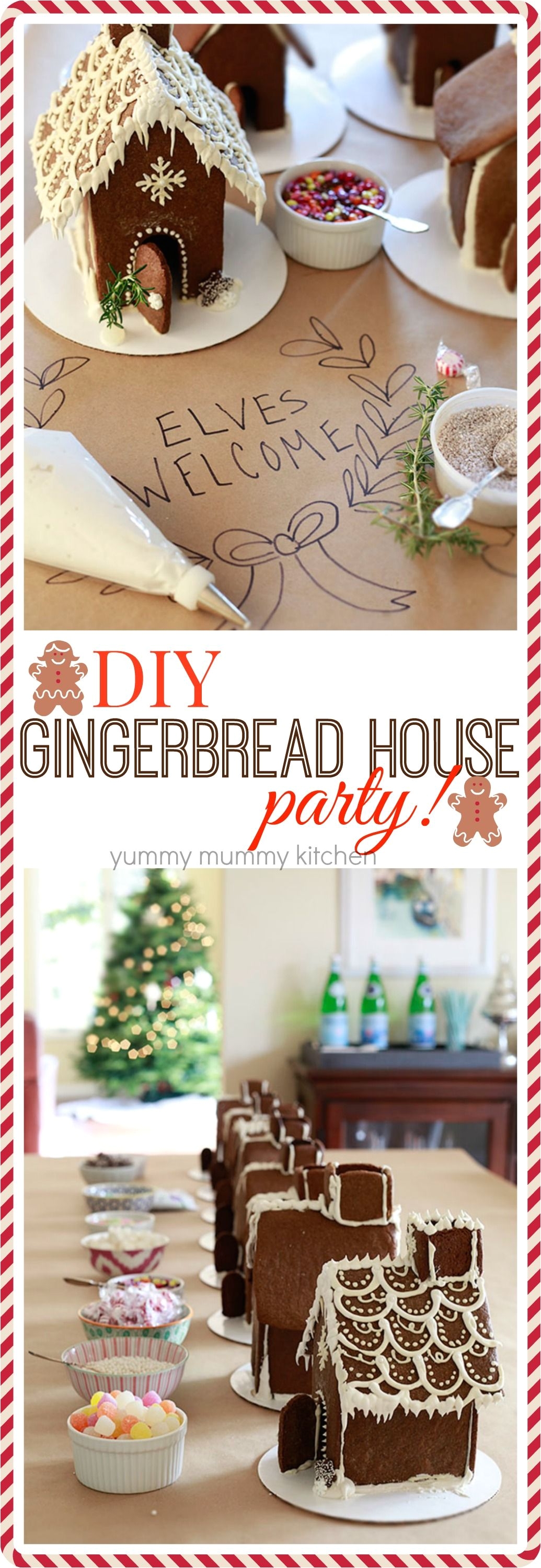 Gingerbread theme Decorations How to Make A Gingerbread House Throw A Decorating Party