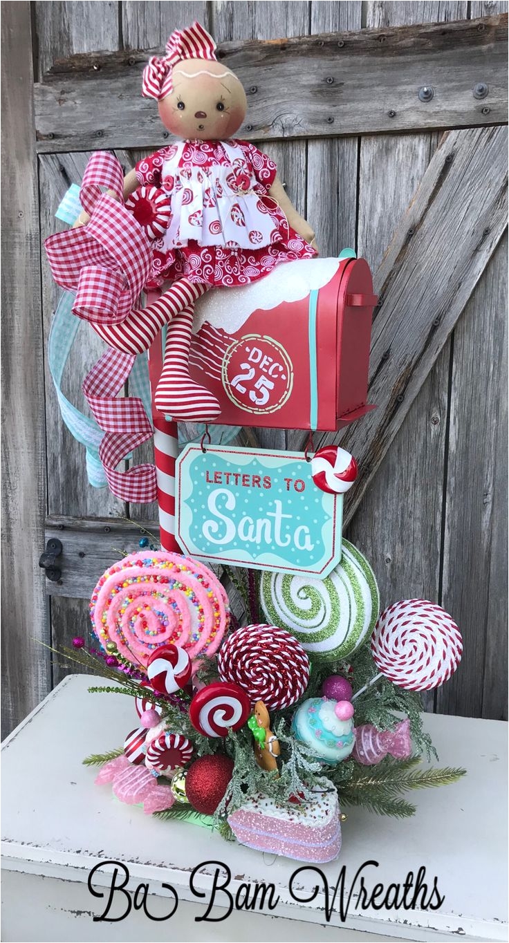 gingerbread christmas christmas centerpiece candy land christmas letters to santa
