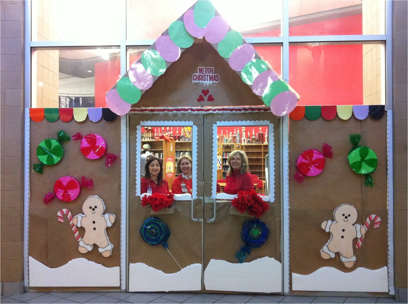 Office Gingerbread Door Decorating Ideas