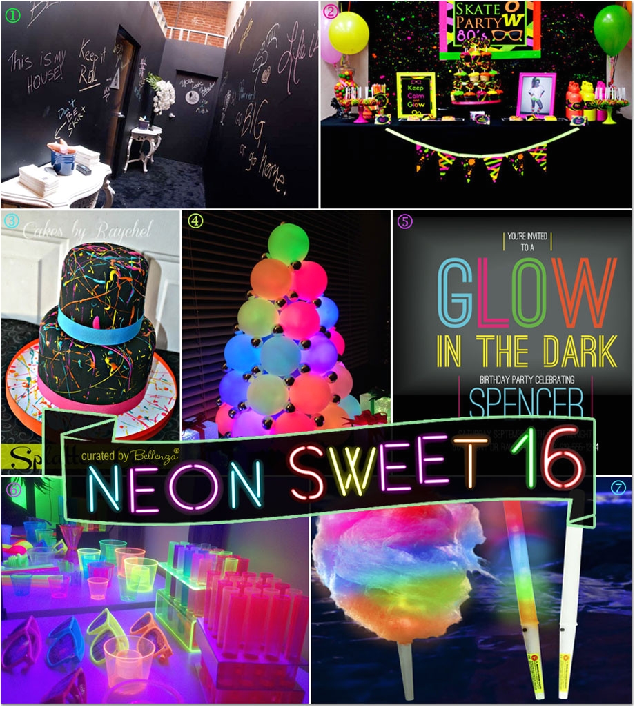 stunning 16th party decorations living room scheme of glow in the dark party decorations ideas of