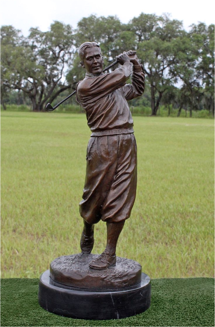 home golf art bronze golf sculptures statues golf trophies golf gifts