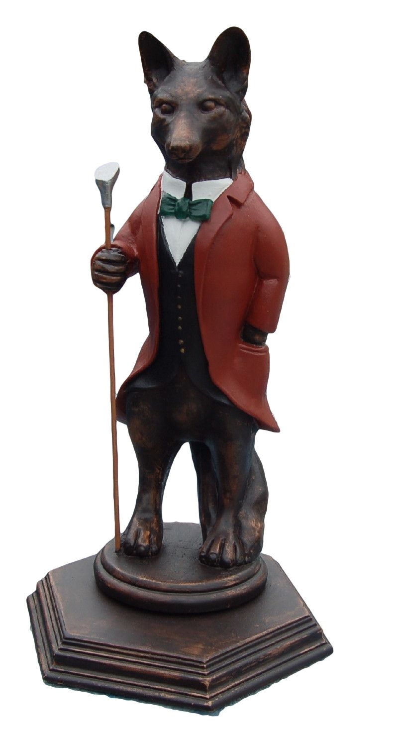 wiley fox golf statue
