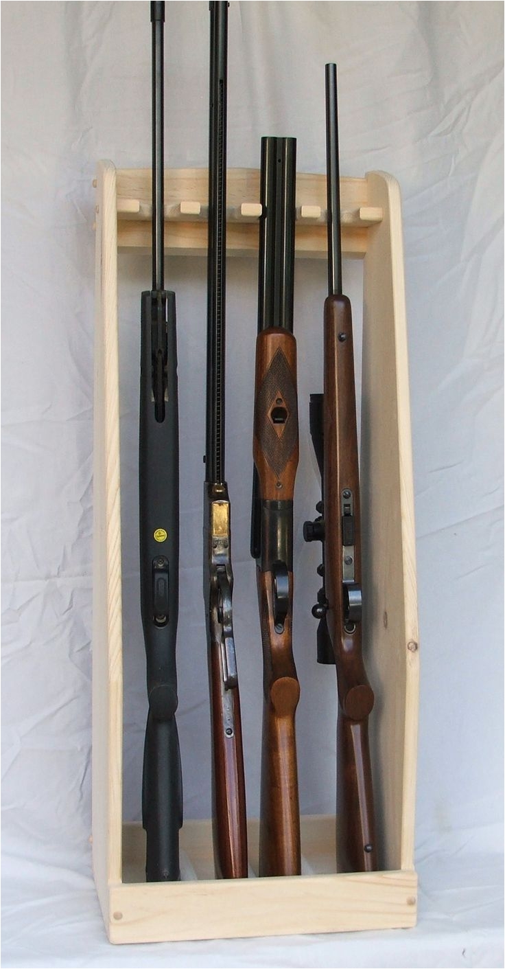 wood gun racks and cabinets