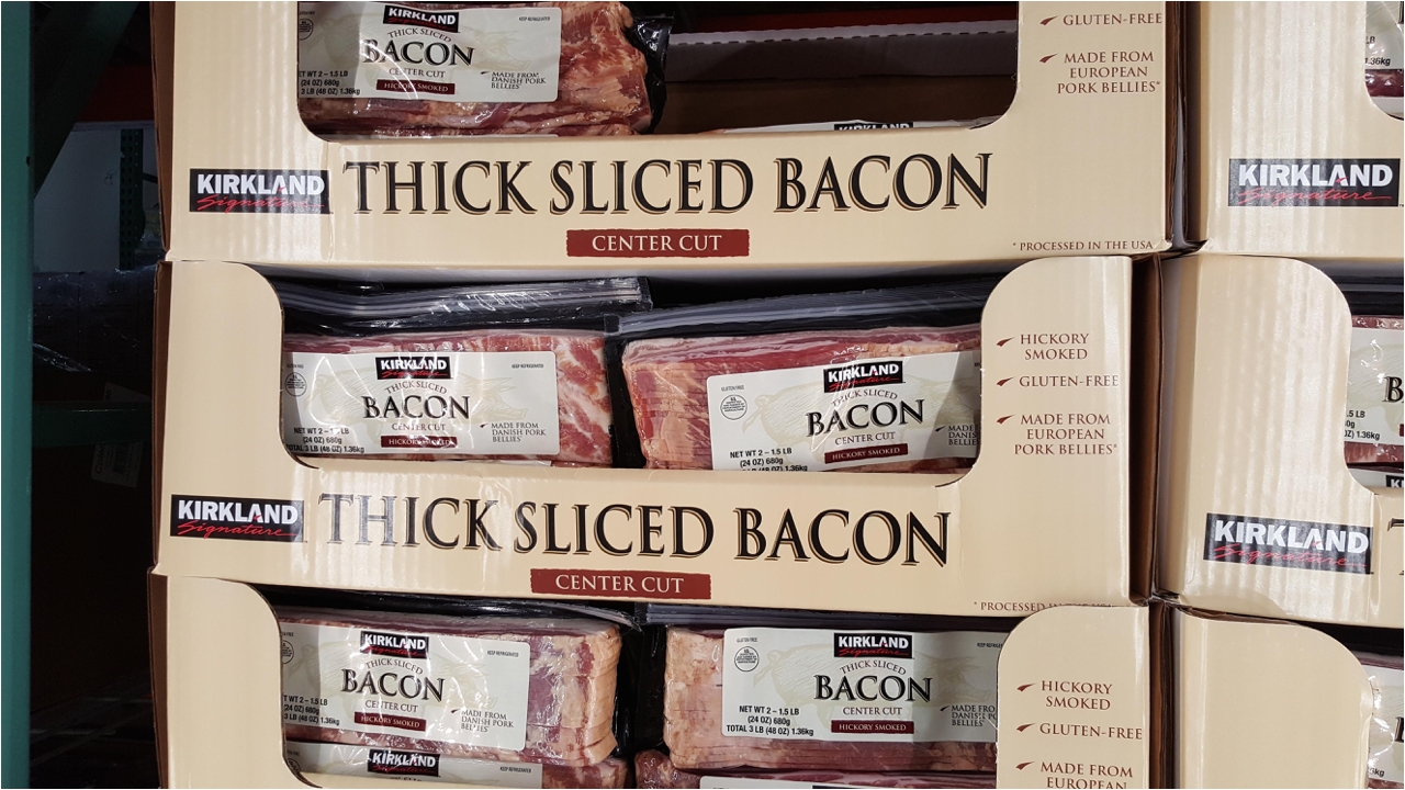 kirkland signature center cut thick sliced bacon