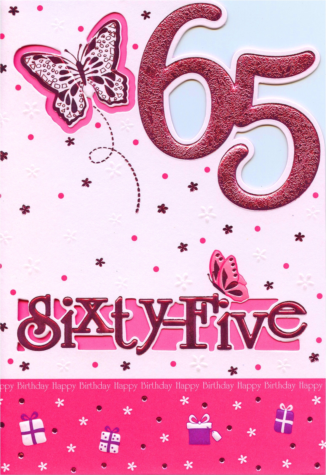 Happy 65th Birthday Decorations 65 today Have A Happy 65th Birthday Card 1stp P 5051856377209 Ebay