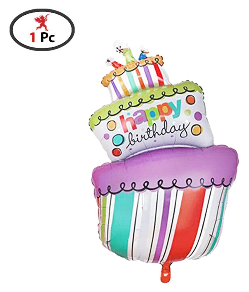 happy birthday foil balloon 1 pics and 25 pics multicolored balloon combo birthday decoration