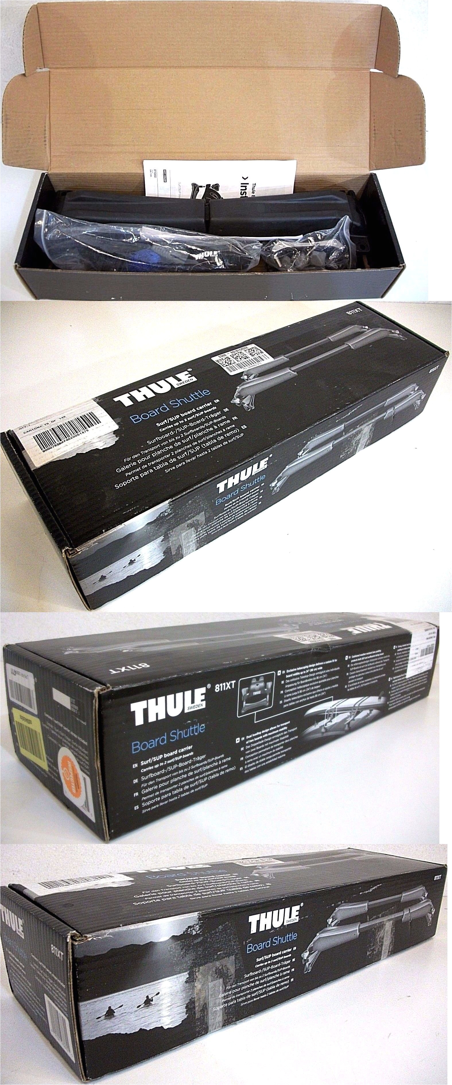 Hawaiian Gun Rack Sup Car Racks 114254 New Thule Board Shuttle 811xt Surf or Sup Board