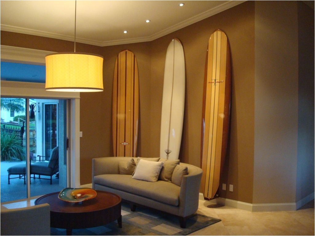 sustainable wooden surfboard storage hawaiian gun rack