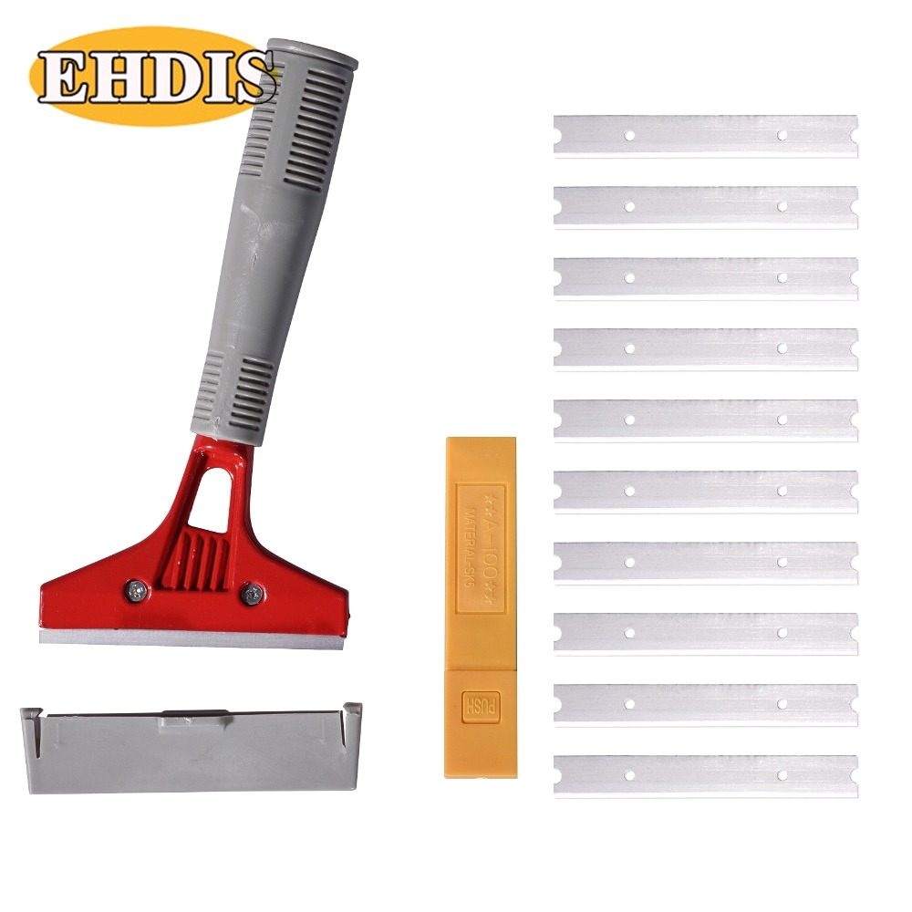 ehdis scraper for removing stickers film glue removal car house floor cleaning tool razor scraper blades