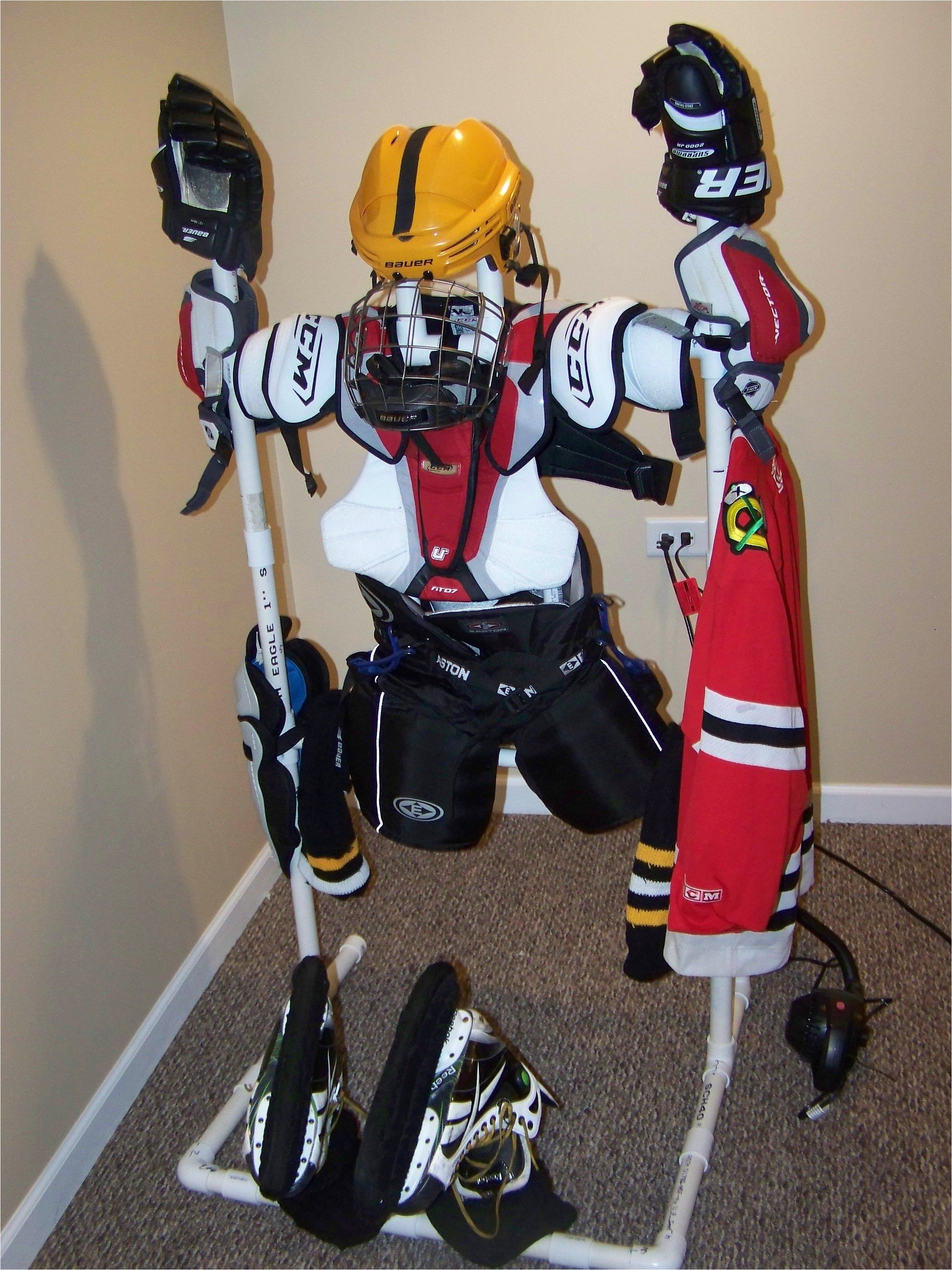 hockey gear drying rack