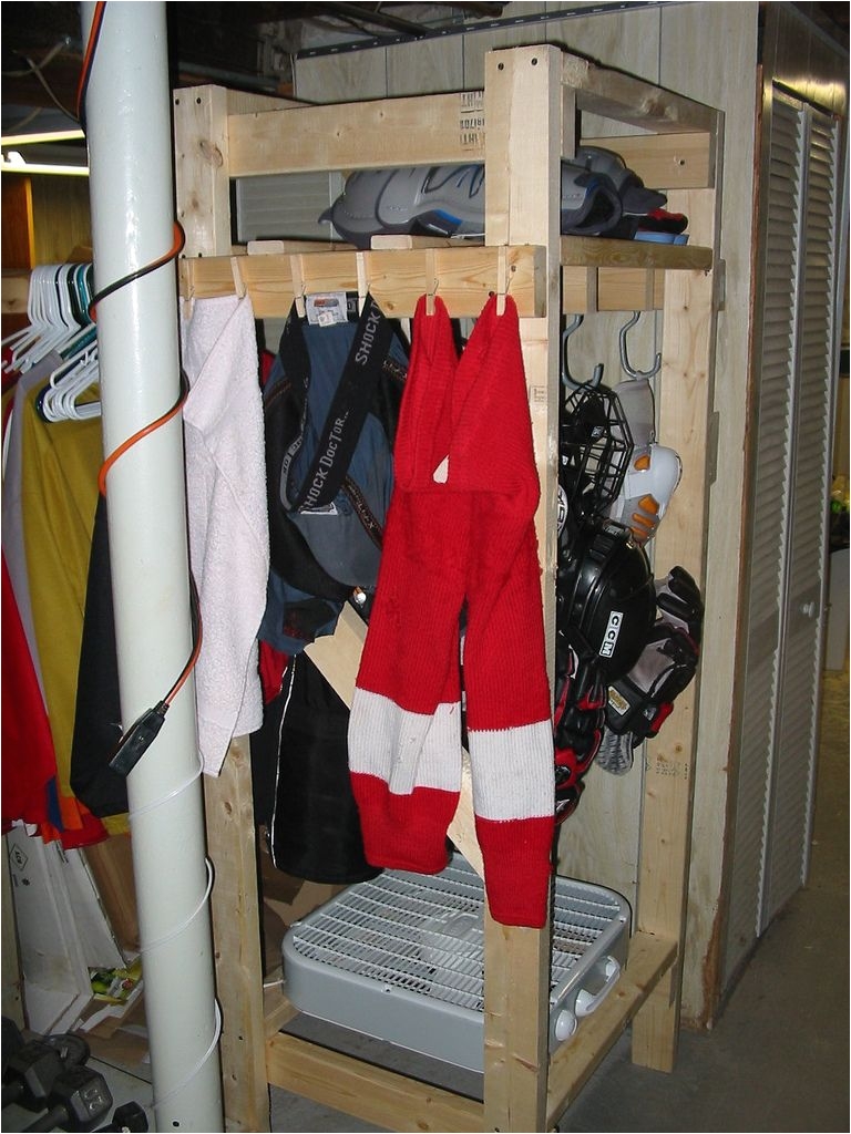 this is what i ve been looking for easy and inexpensive to make drying rack for my two hockey players stinky wet gear