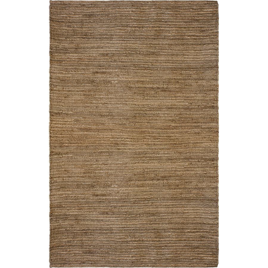 korhani home disalla rectangular beige solid jute area rug lowe s canada