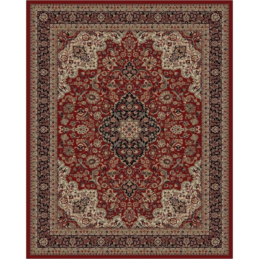 shop style selections daltorio rectangular red floral area rug common 8 ft x 10 ft actual 7 ft 10 in x 9 ft 10 in at lowes com