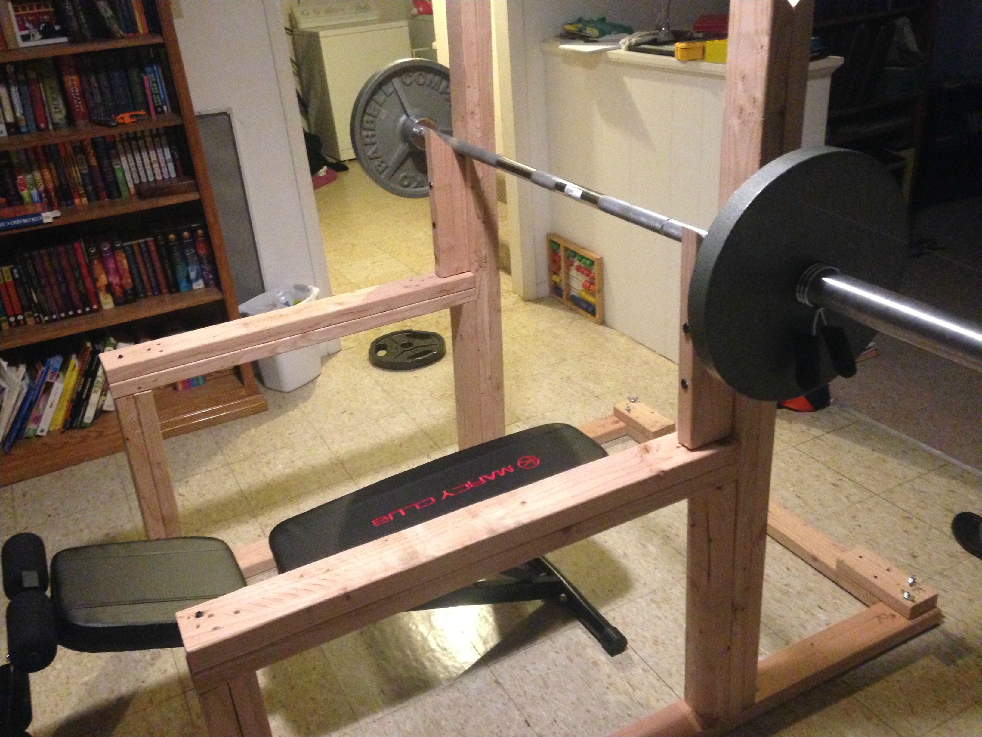 diy squat rack source allthingsgym com 6d9478dc19a71fb ae a