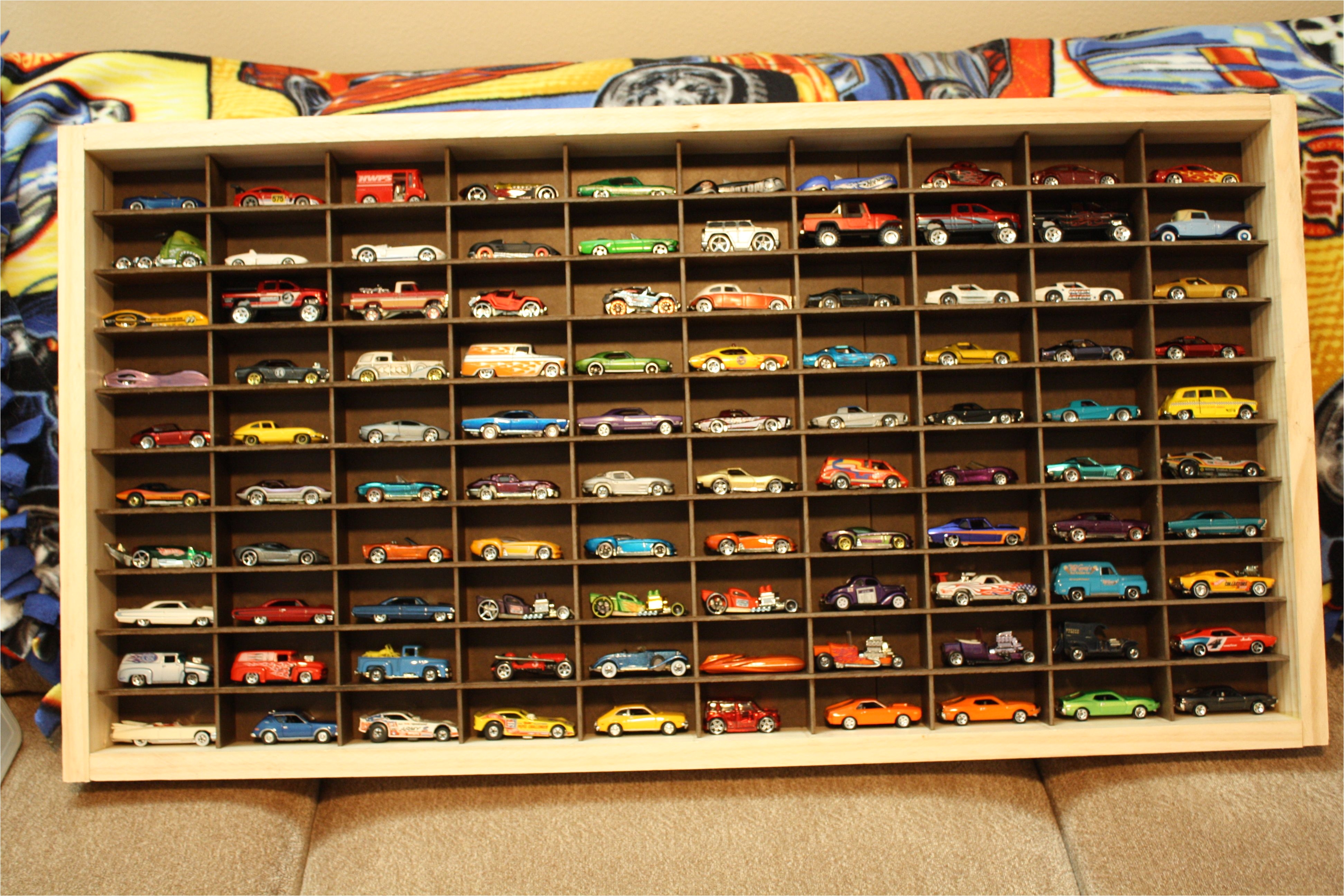 hot wheels display case give your husband a whole room to display one specific hobby i did