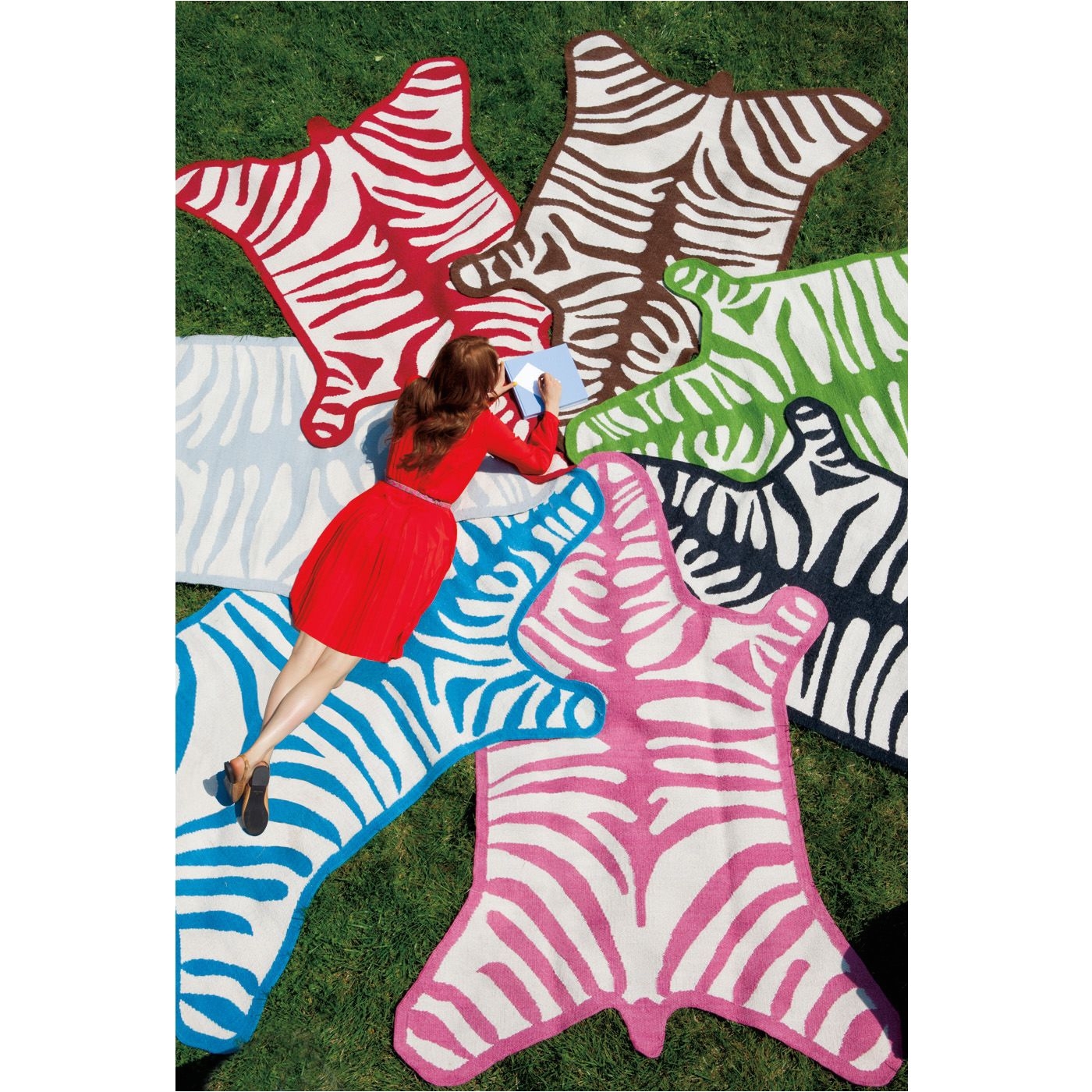 a zebra rug even a zebra would own with help from aid