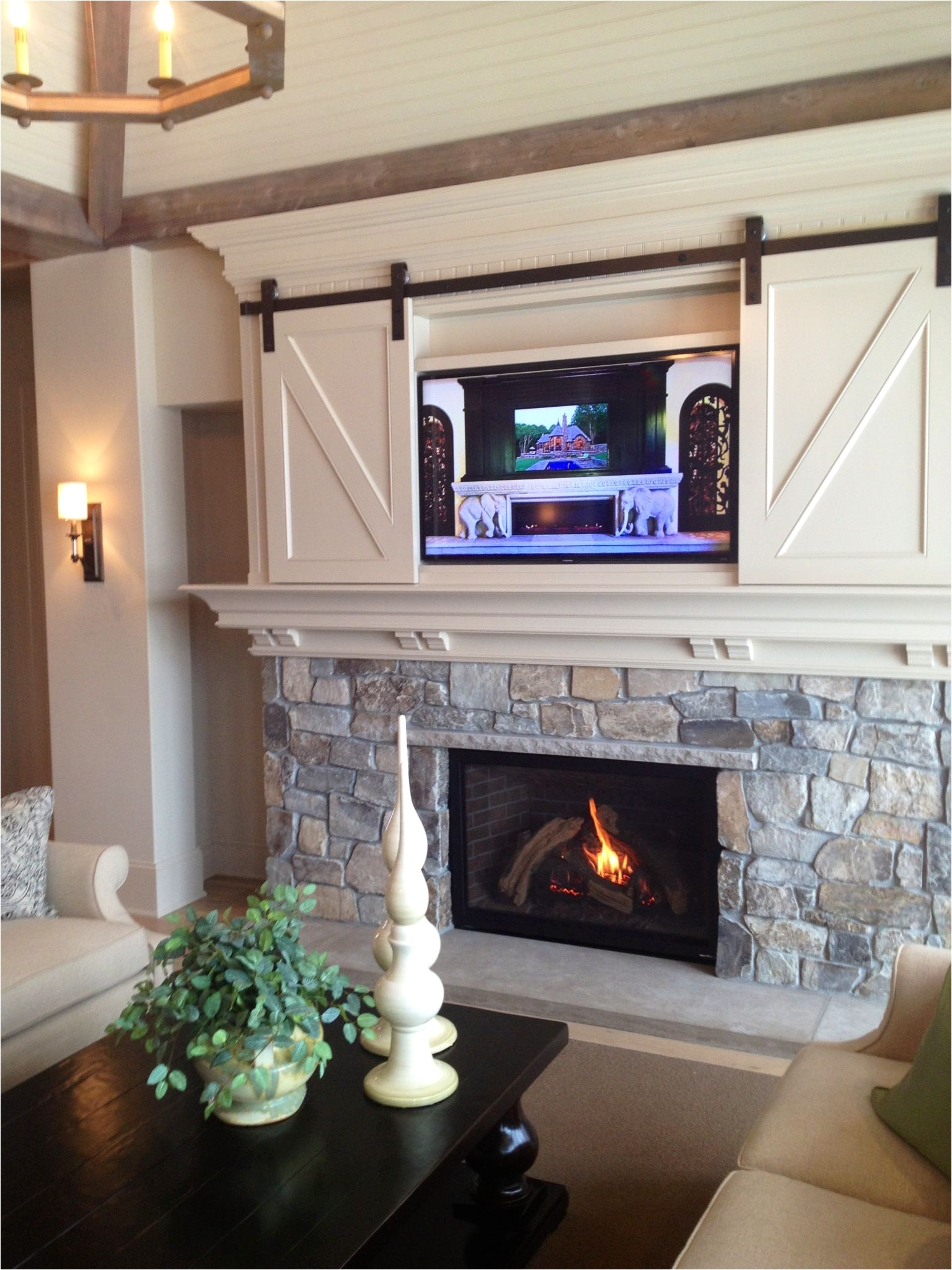 How to Build A Gas Fireplace Bump Out 50 Ways to Use Interior Sliding Barn Doors In Your Home Pinterest