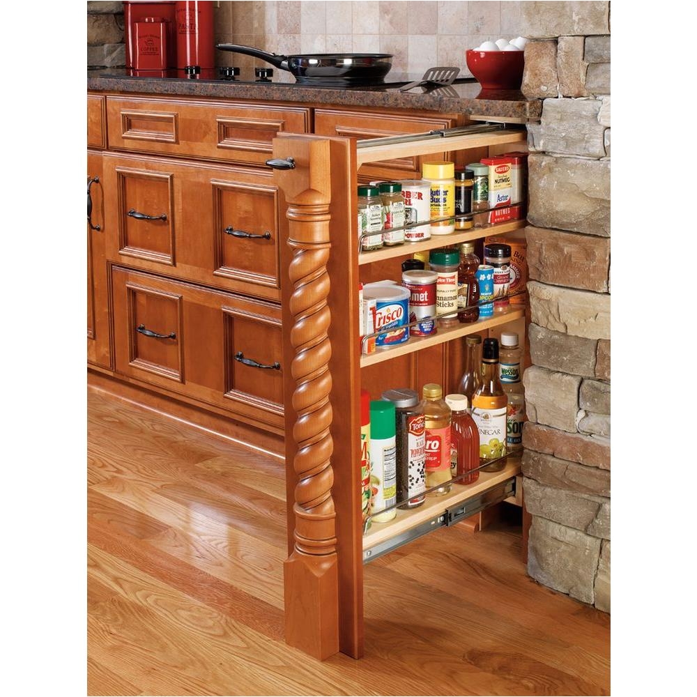appealing pull out spice cabinet 6 rev a shelf kitchen organizers 432 bf 6c 64 1000