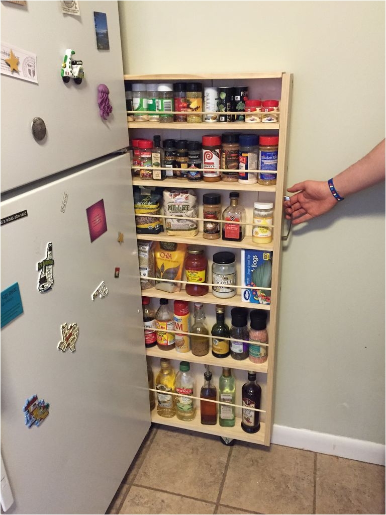 How to Build A Spice Rack Shelf Cook Up these 6 Clever Kitchen Storage solutions Pinterest Food
