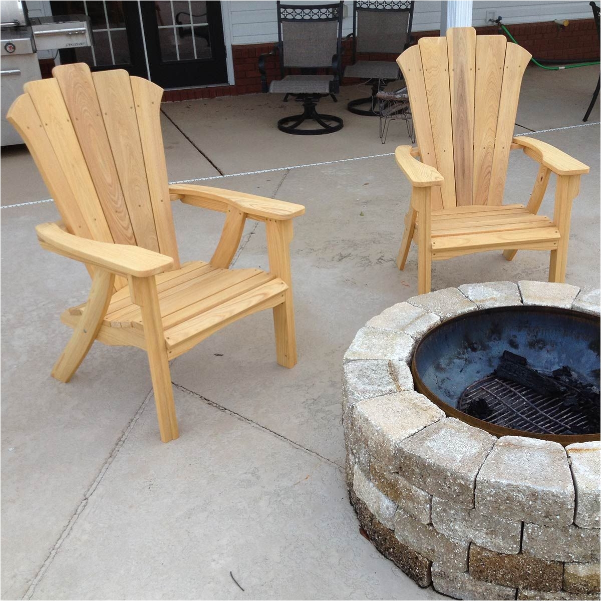 How to Build A Wooden Chair Seat How to Make An Adirondack Chair and Love Seat Pinterest