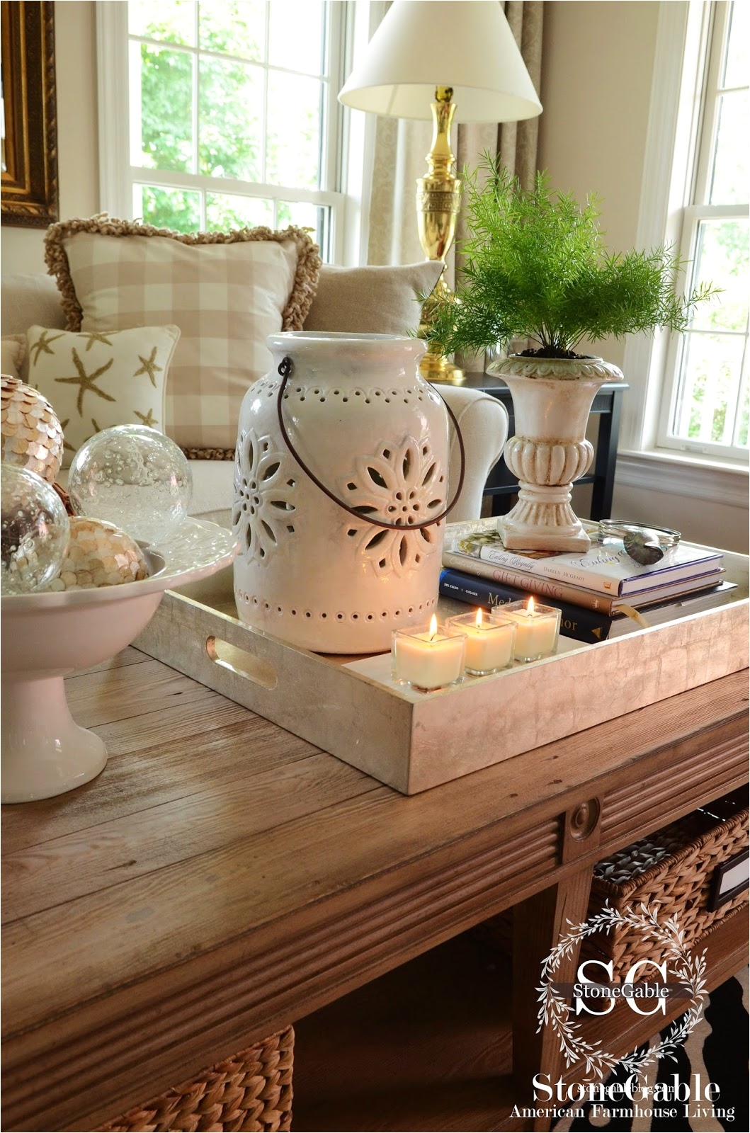 How to Decorate A Round Coffee Table Tray 5 Tips to Style A Coffee Table Like A Pro Stonegable