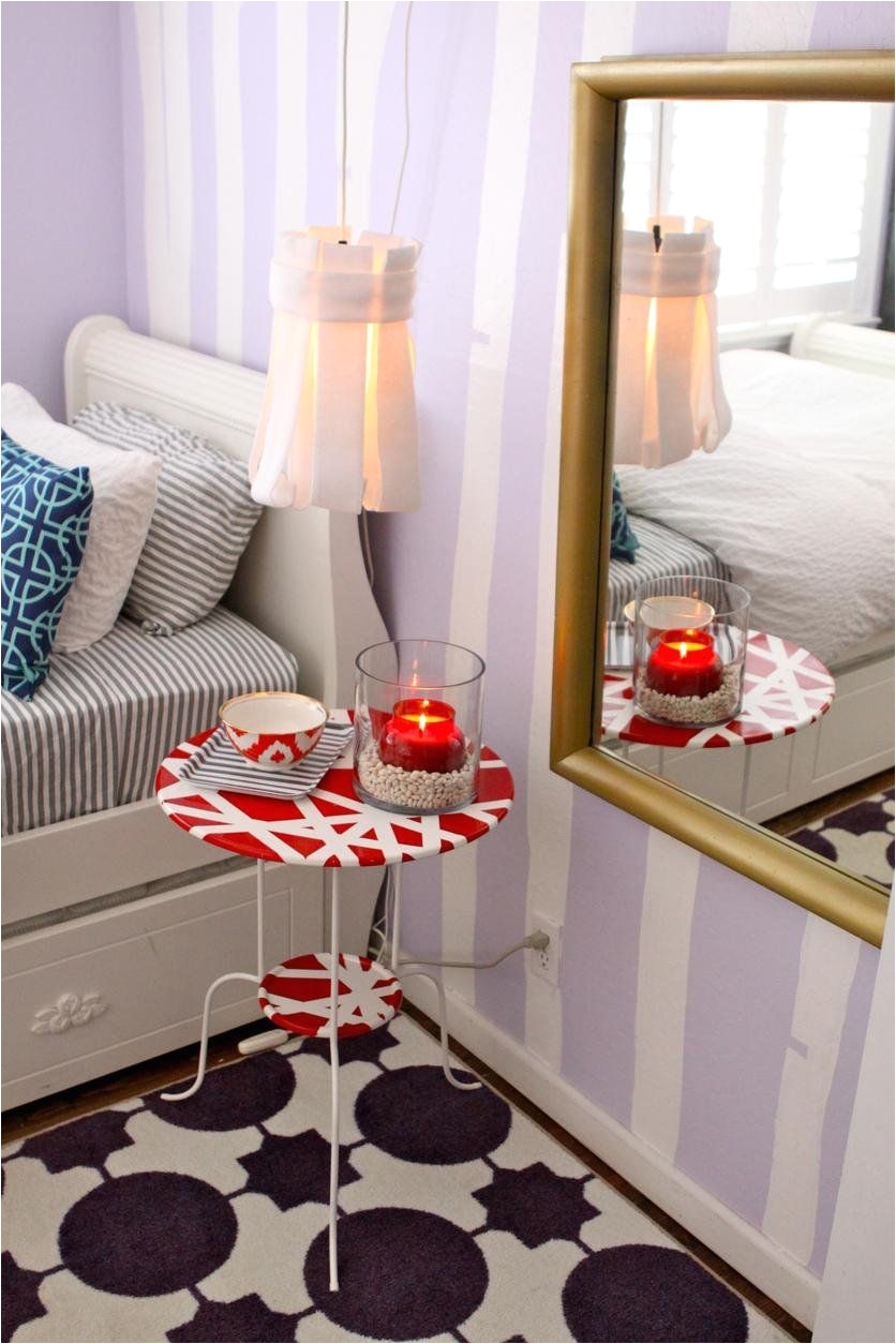 How to Decorate Bedside Table Jessie S Lavender Has A Crush On Red Bedroom Bed Linen Ikea