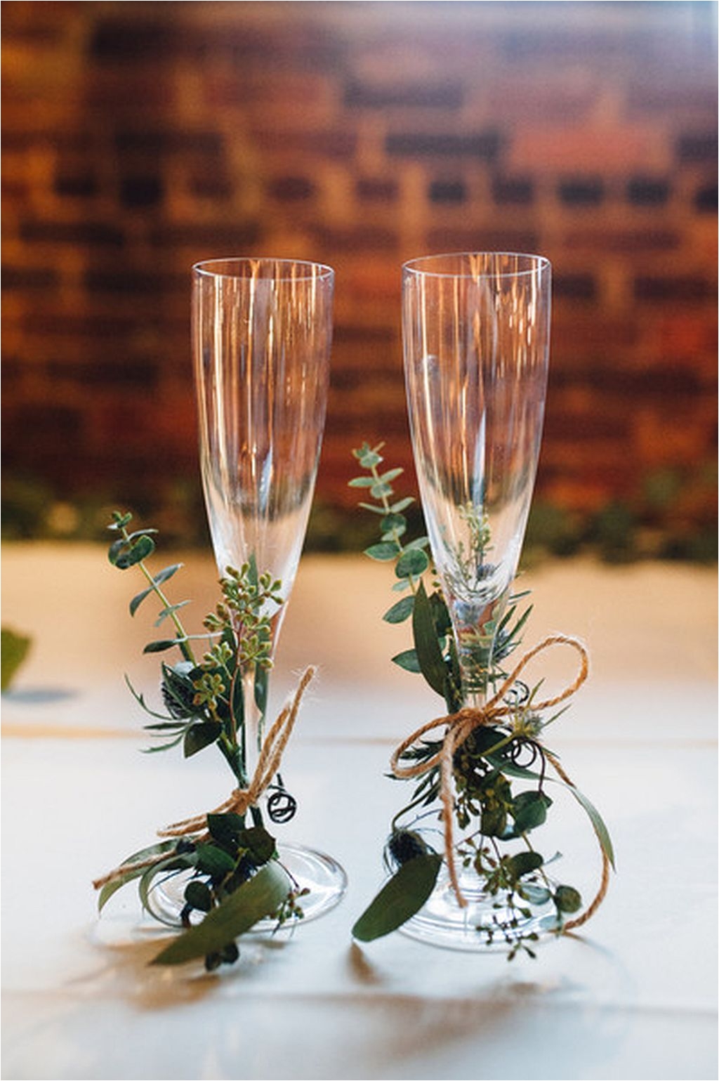 How to Decorate Champagne Glasses for A Wedding 30 Greenery Wedding theme Ideas Pinterest theme Ideas Greenery