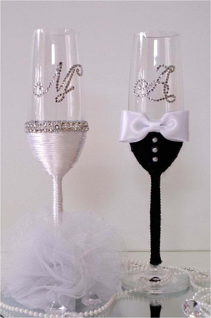 How to Decorate Champagne Glasses Pin by Murat Can On Kadeh Pinterest Champagne Glasses Wedding
