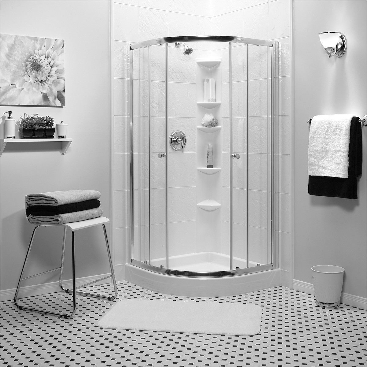 like the double door shower stall