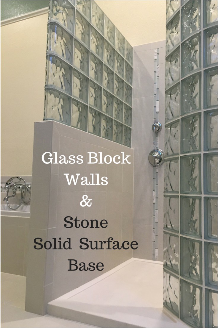 How to Make A Shower Pan This Glass Block Shower Was Premade In Easy to Install Section the