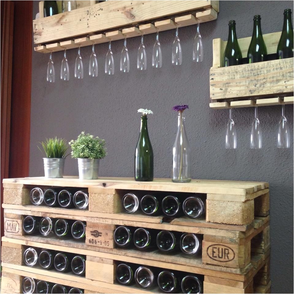 How to Make A Wine Rack Out Of A Pallet 30 Best Picket Pallet Bar Diy Ideas for Your Home Pinterest